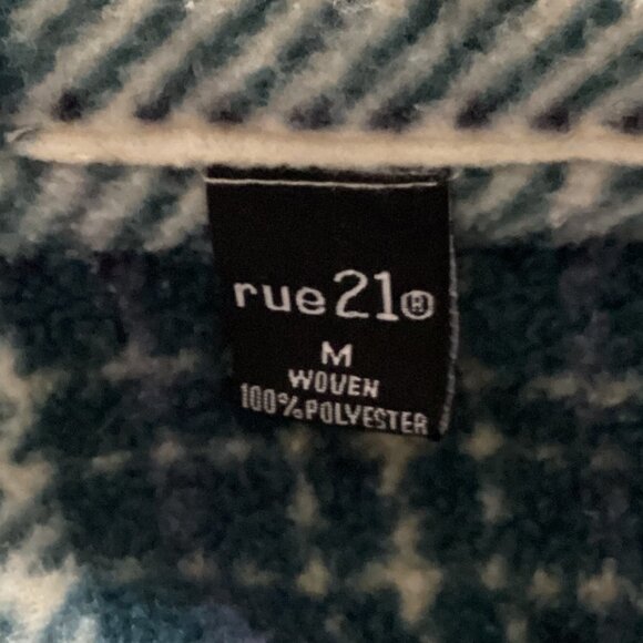 Rue21 O'Neill Women's Shacket Size M Casual Shirt Jacket Fleece Plaid - Picture 6 of 7